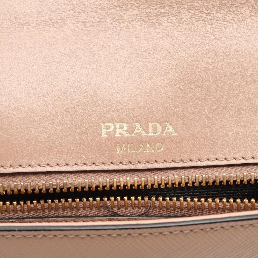 PRADA Pink Leather Saffiano Shoulder Bag - Picture 4 of 10